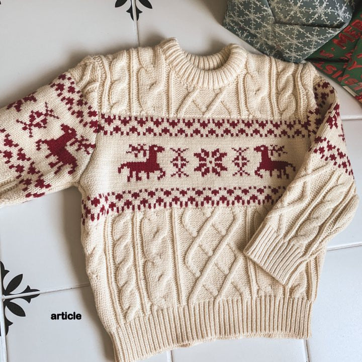 Article - Korean Children Fashion - #prettylittlegirls - Otaru Fisherman Knit - 6