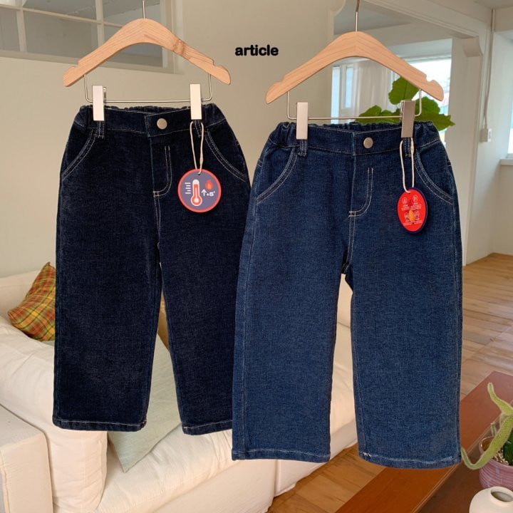 Article - Korean Children Fashion - #todddlerfashion - Veloa Denim Pants - 3