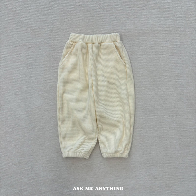 Ask Me Anything - Korean Children Fashion - #Kfashion4kids - Bagel Fleece Pants - 7
