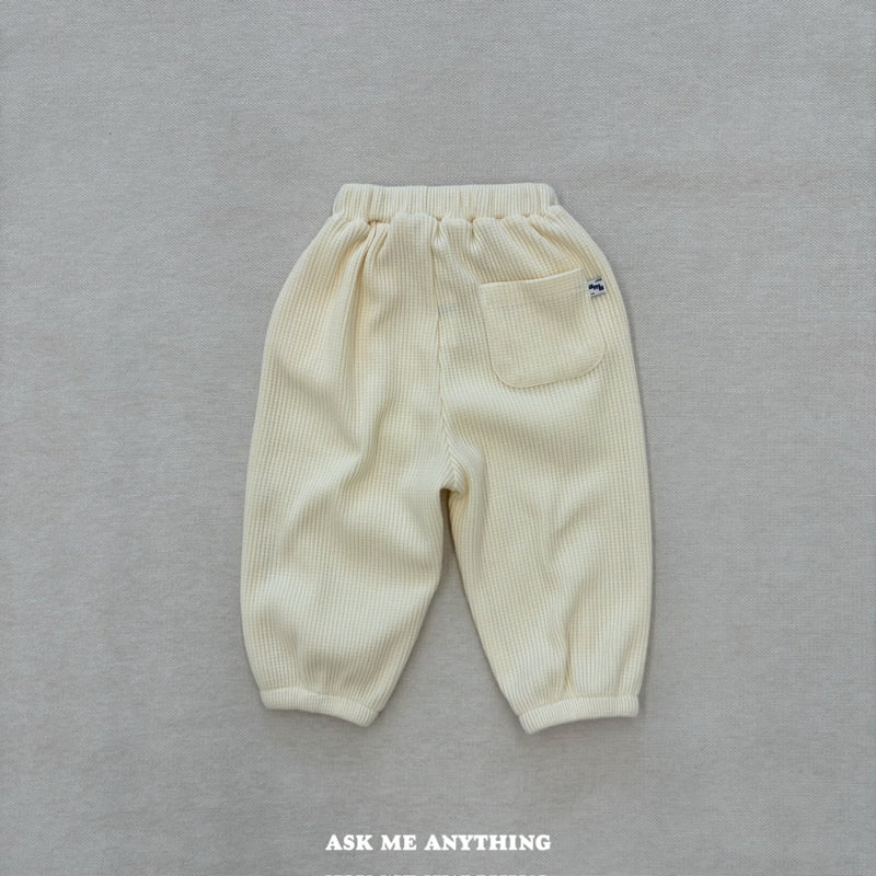 Ask Me Anything - Korean Children Fashion - #magicofchildhood - Bagel Fleece Pants - 9