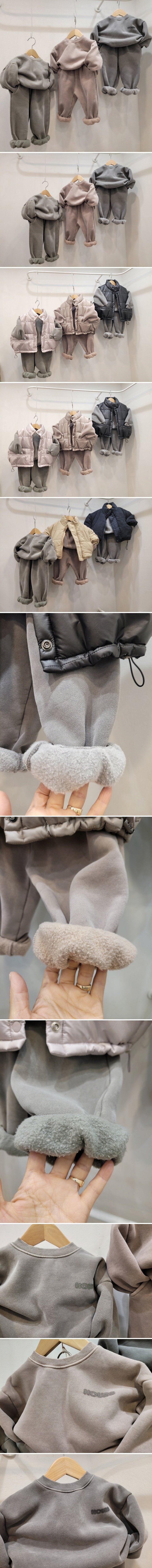 Atree - Korean Children Fashion - #childofig - Hour Pigment Top Bottom Set