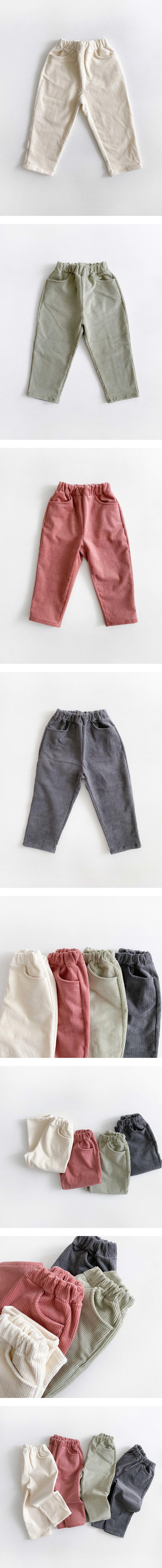 Awesome Bebe - Korean Children Fashion - #stylishchildhood - Corduroy Span Pants
