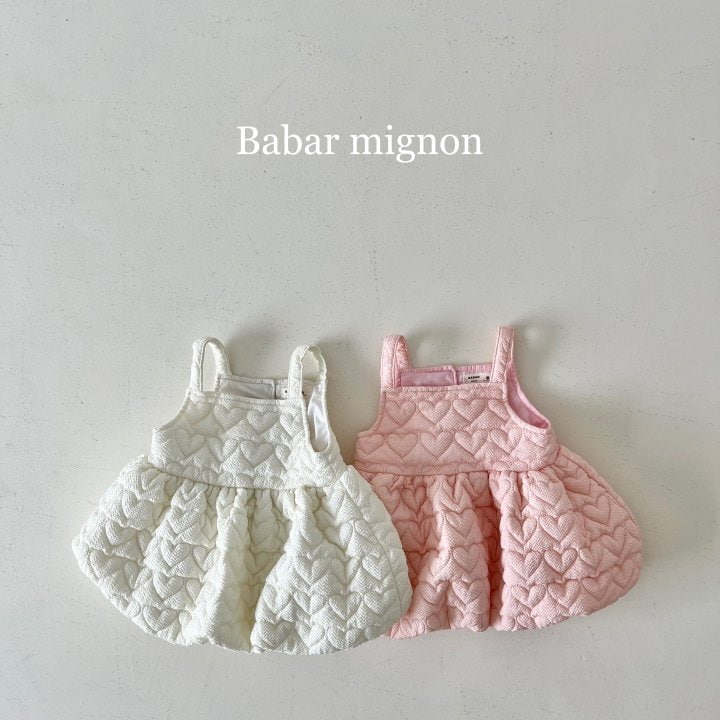 Babar Mignon - Korean Children Fashion - #Kfashion4kids - Padded Balloon Bustier One-piece - 3