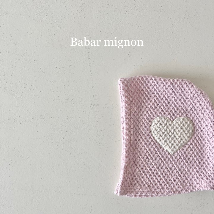 Babar Mignon - Korean Children Fashion - #stylishchildhood - Heart Balaclava - 8