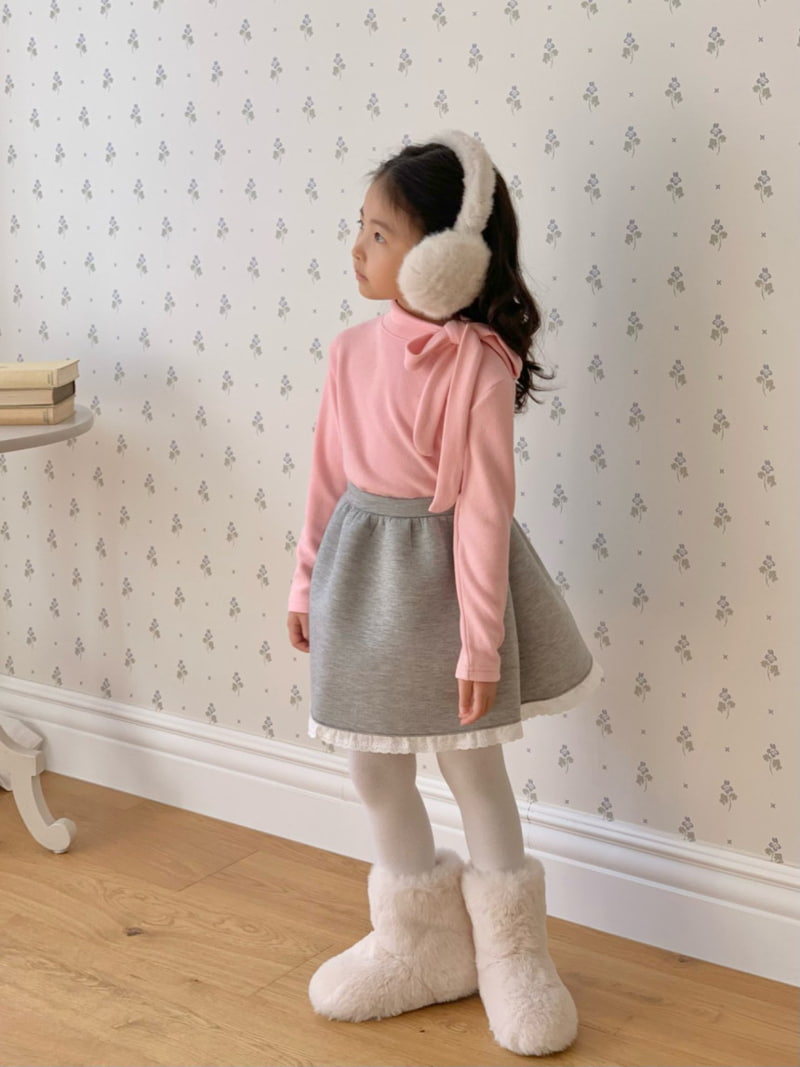 Bailey - Korean Children Fashion - #kidzfashiontrend - Neo Lace Skirt - 6