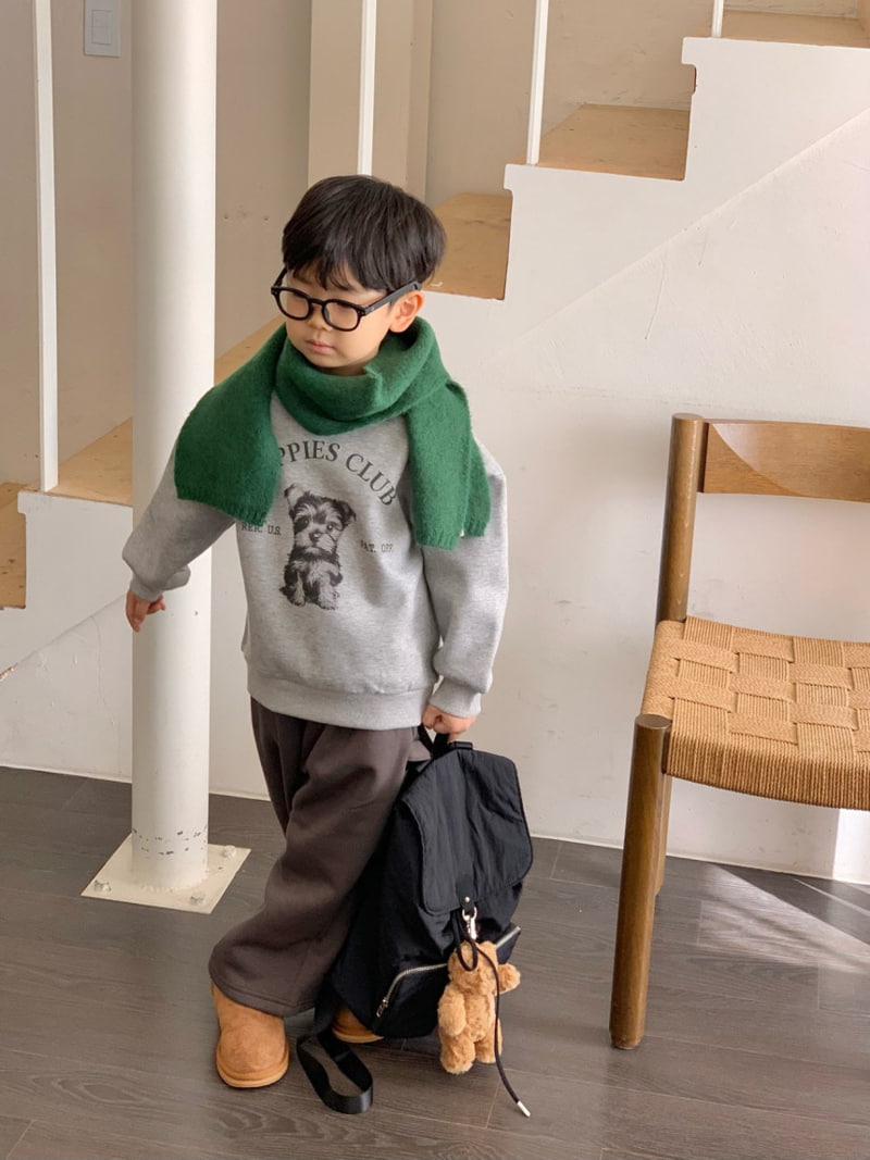 Bailey - Korean Children Fashion - #stylishchildhood - Wide Sweatpants - 10