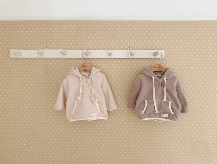Bebe Nine - Korean Baby Fashion - #babyoninstagram - Piping Hoody
