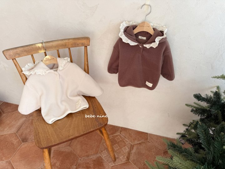 Bebe Nine - Korean Baby Fashion - #babyootd - Lace Hoody