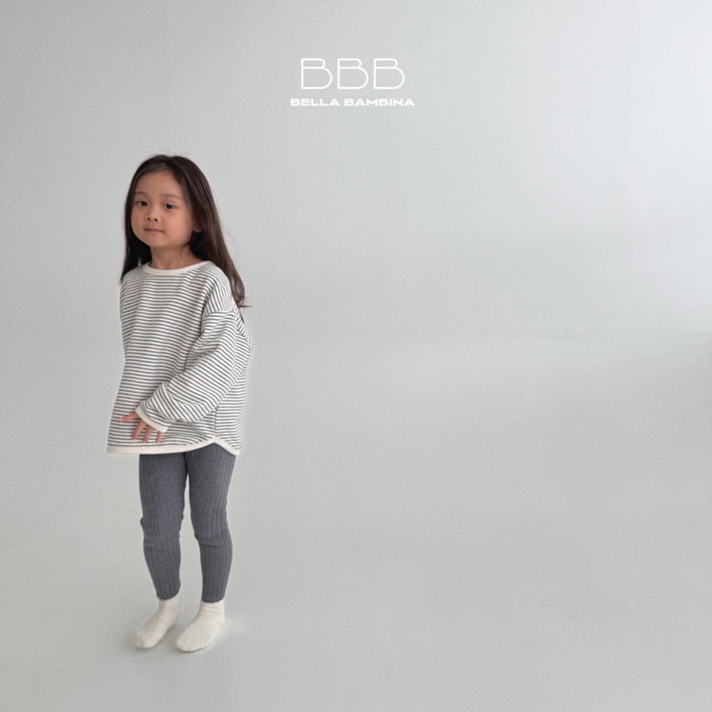 Bella Bambina - Korean Baby Fashion - #babyoutfit - Bangbang Stripe Tee - 4