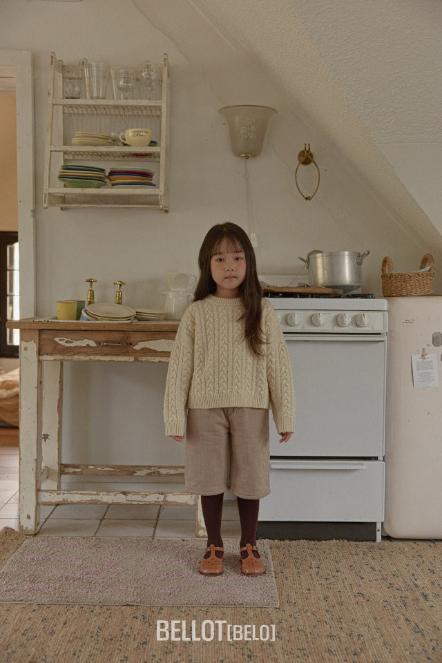 Bellot - Korean Children Fashion - #kidzfashiontrend - Peach Knit - 6