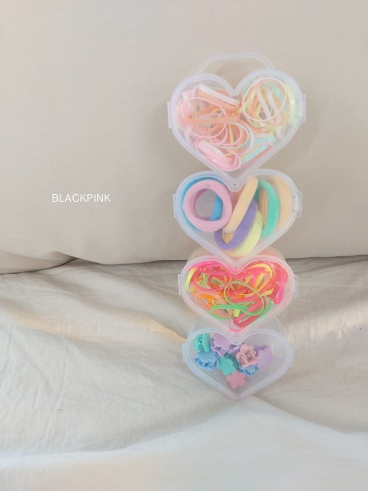 Black Pink - Korean Children Fashion - #Kfashion4kids - Random Heart Case - 5