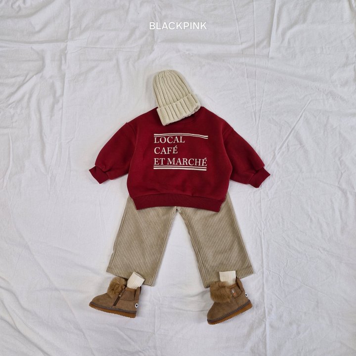Black Pink - Korean Children Fashion - #littlefashionista - Local Fleece Sweatshirts - 8