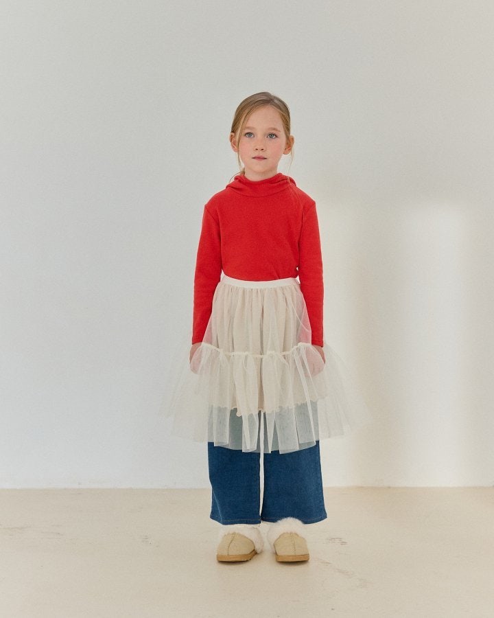 Bonaloi - Korean Children Fashion - #todddlerfashion - Hood Warm Tee - 7