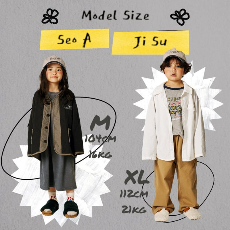 Boneoune - Korean Children Fashion - #childofig - Cree Flower Down Padding Vest - 4