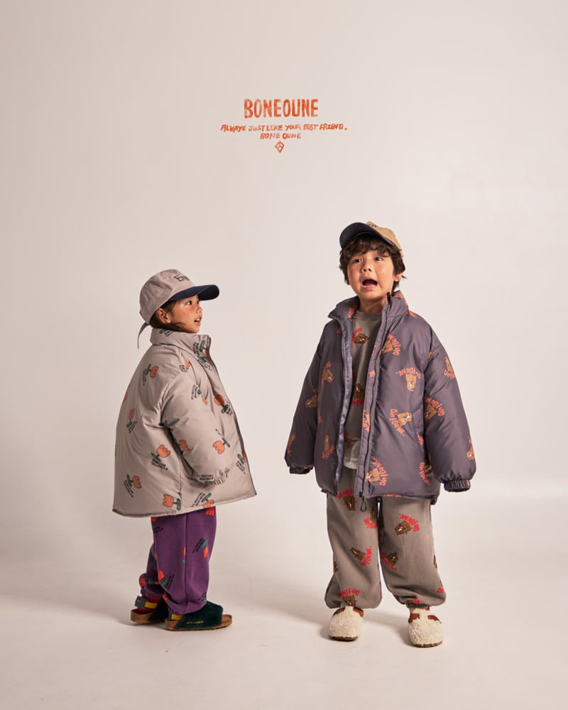 Boneoune - Korean Children Fashion - #minifashionista - Cree Flower Fleece Sweatshirt - 6
