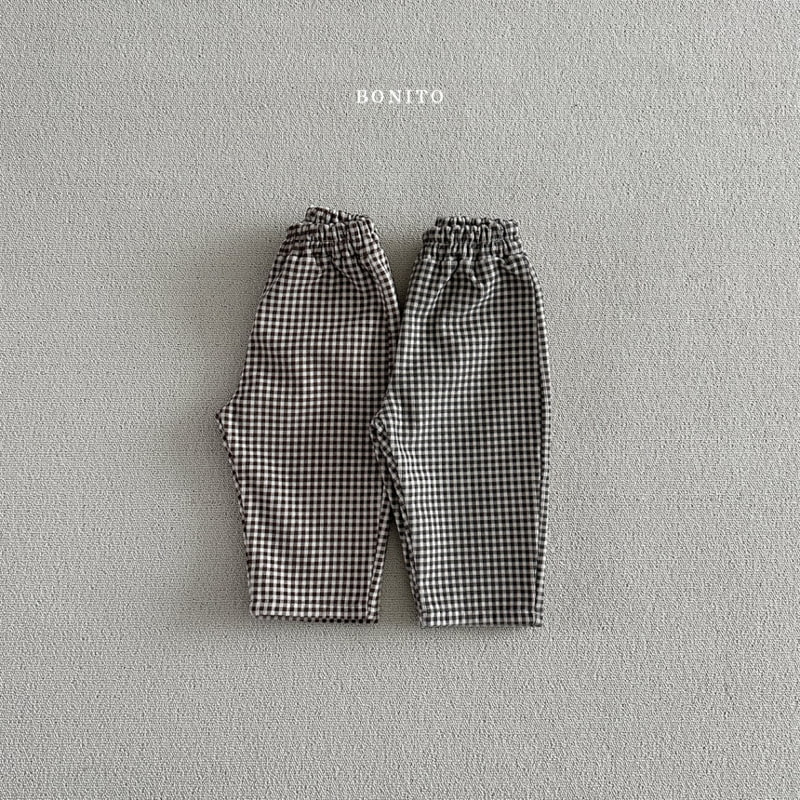 Bonito - Korean Baby Fashion - #babyfashion - Check Corduroy Pants - 2