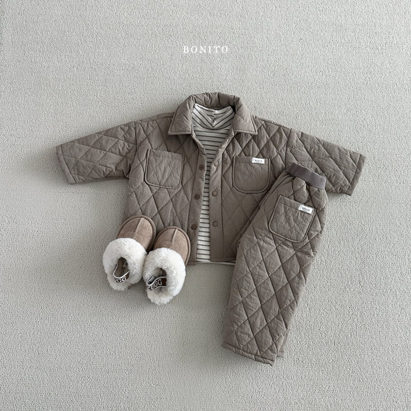 Bonito - Korean Baby Fashion - #babyfever - Dia Quilted Pants - 10