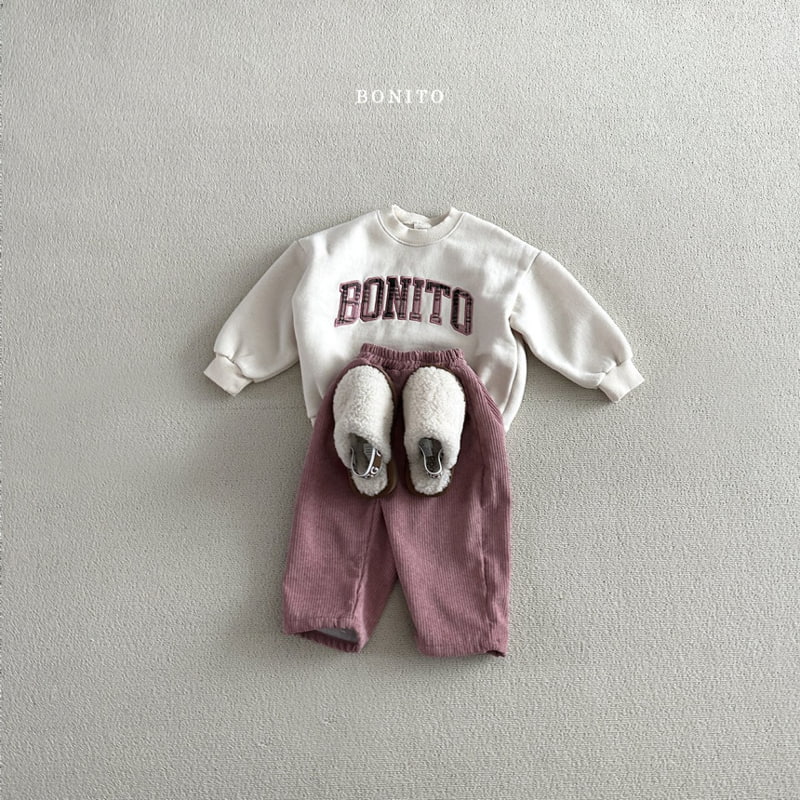 Bonito - Korean Baby Fashion - #babylifestyle - Corduroy Fleece Pants - 11