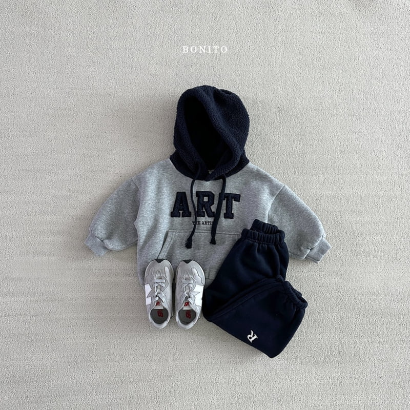 Bonito - Korean Baby Fashion - #babyootd - Art Raglan Dumble Hood Top - 6