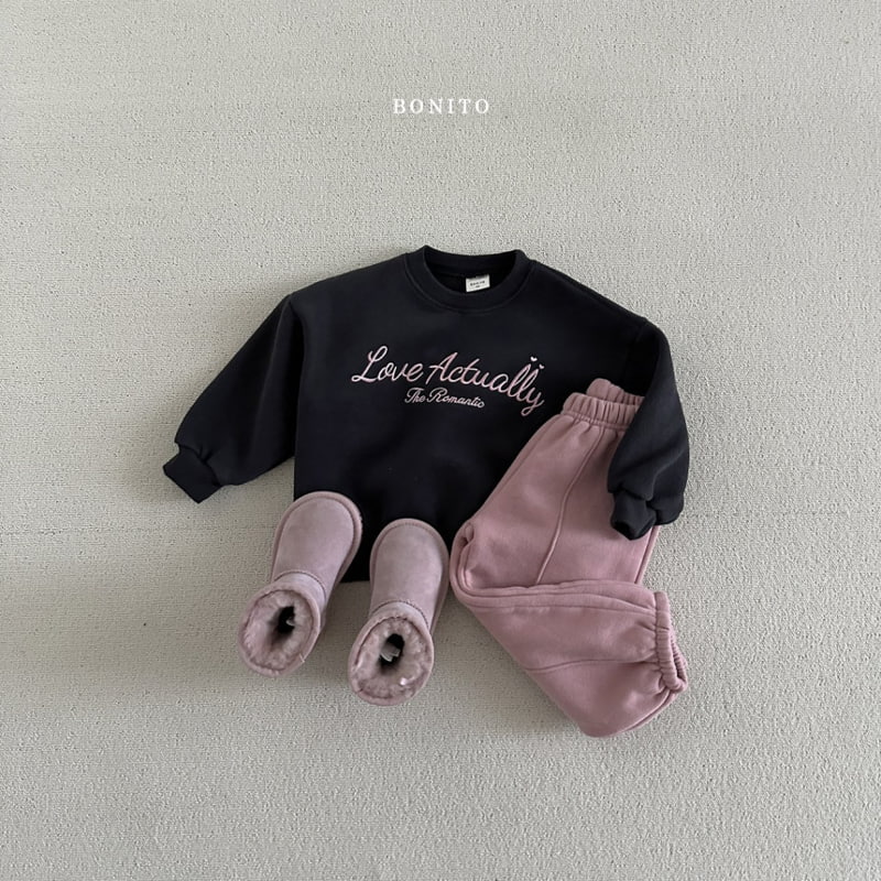 Bonito - Korean Baby Fashion - #babyoutfit - Fleece Strap Jogger Pants - 5