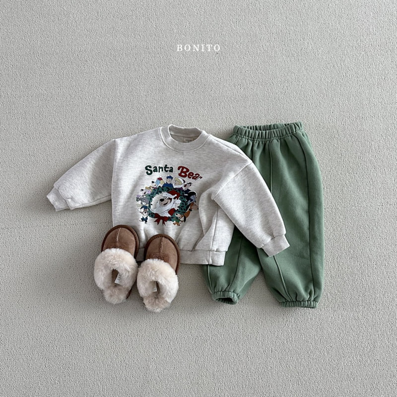 Bonito - Korean Baby Fashion - #onlinebabyboutique - Fleece Strap Jogger Pants - 7