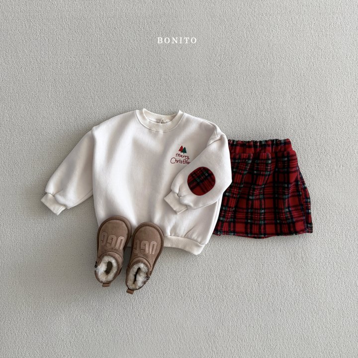 Bonito - Korean Children Fashion - #littlefashionista - Christmas Patch Skirt Set - 7