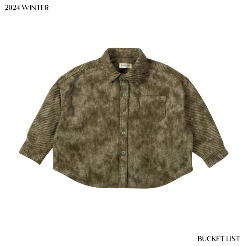 Bucket List - Korean Children Fashion - #childrensboutique - Vintage Corduroy Shirt - 2