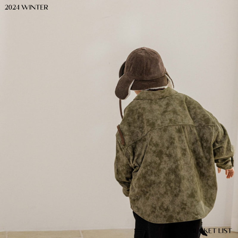 Bucket List - Korean Children Fashion - #kidsstore - Vintage Corduroy Shirt - 7