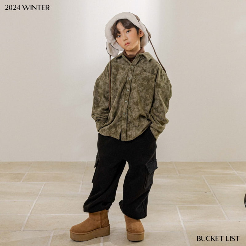Bucket List - Korean Children Fashion - #magicofchildhood - Vintage Corduroy Shirt - 11