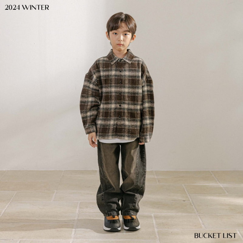 Bucket List - Korean Children Fashion - #todddlerfashion - Melo Check Shirt - 3