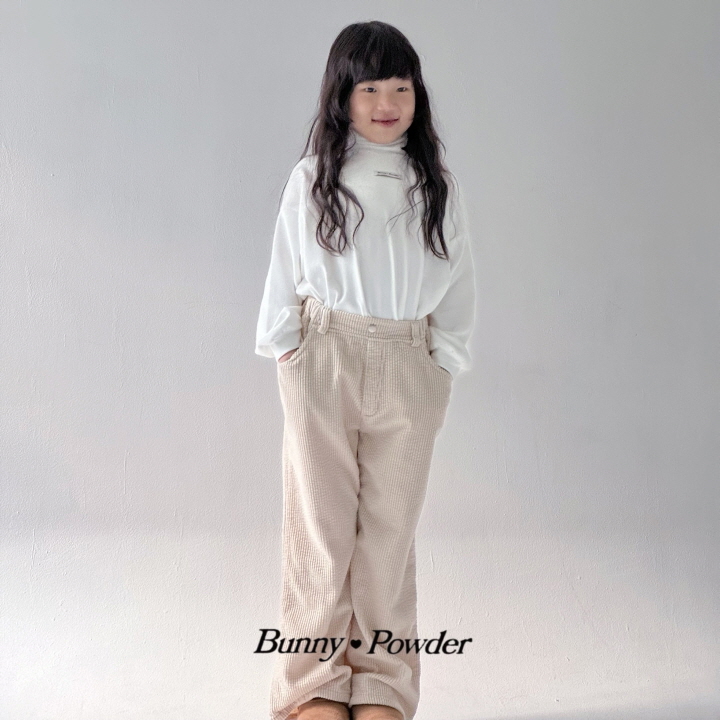 Bunny Powder - Korean Children Fashion - #discoveringself - Ash Corduroy Pants - 4