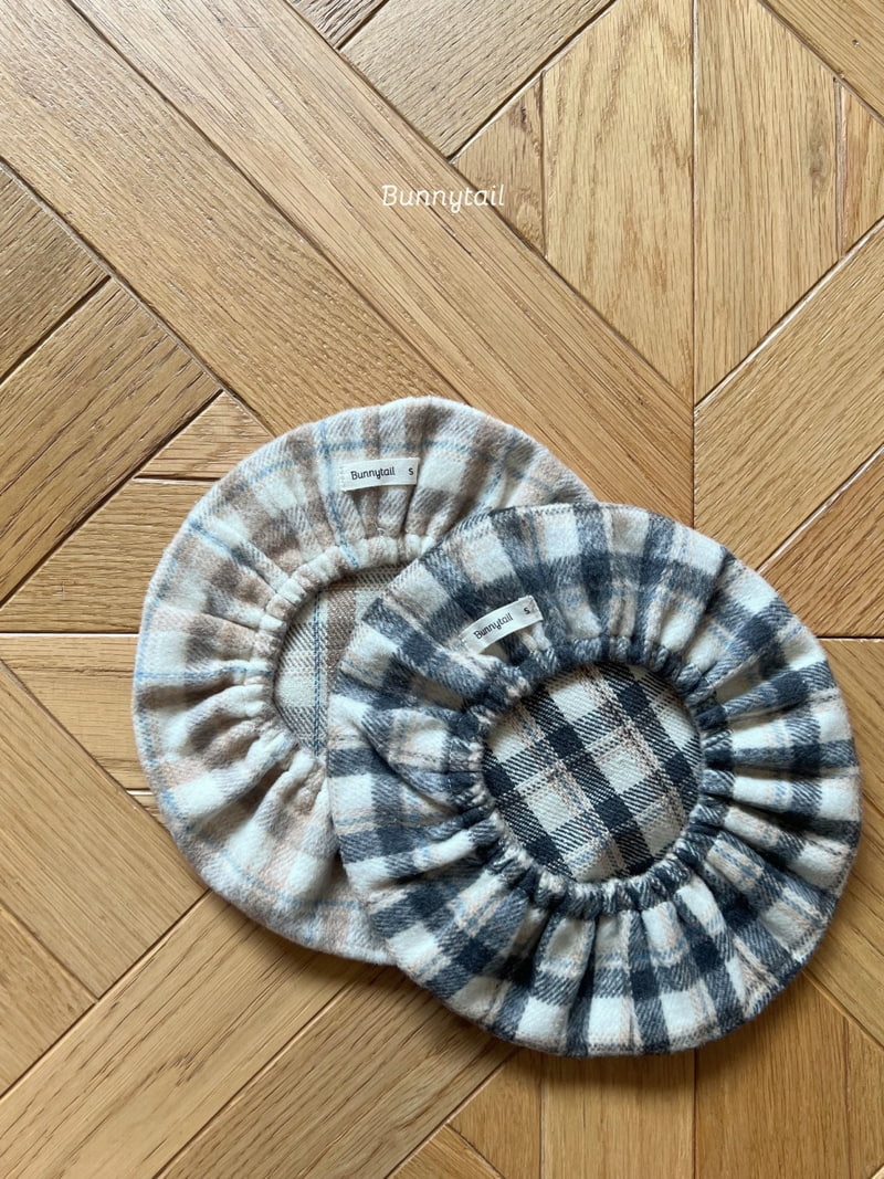 Bunnytail - Korean Baby Fashion - #babyboutique - Jenny Check Beret - 12