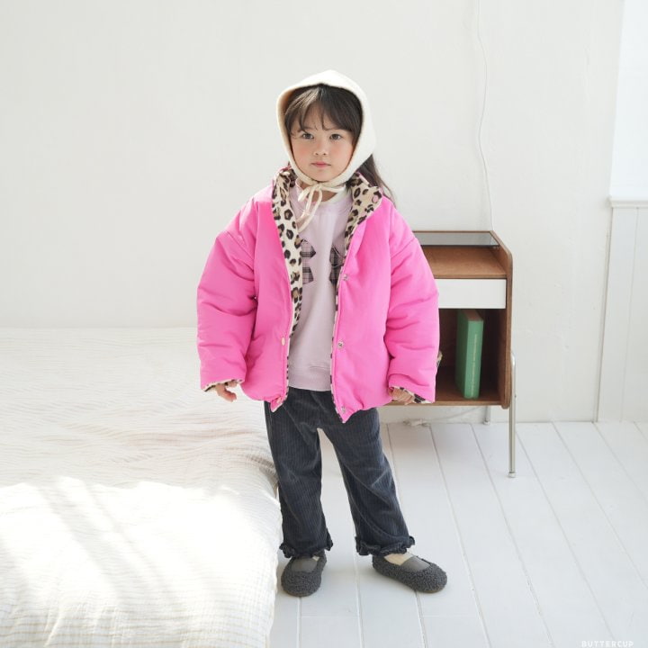 Buttercup - Korean Children Fashion - #littlefashionista - Leopard Reversible Jacket - 10