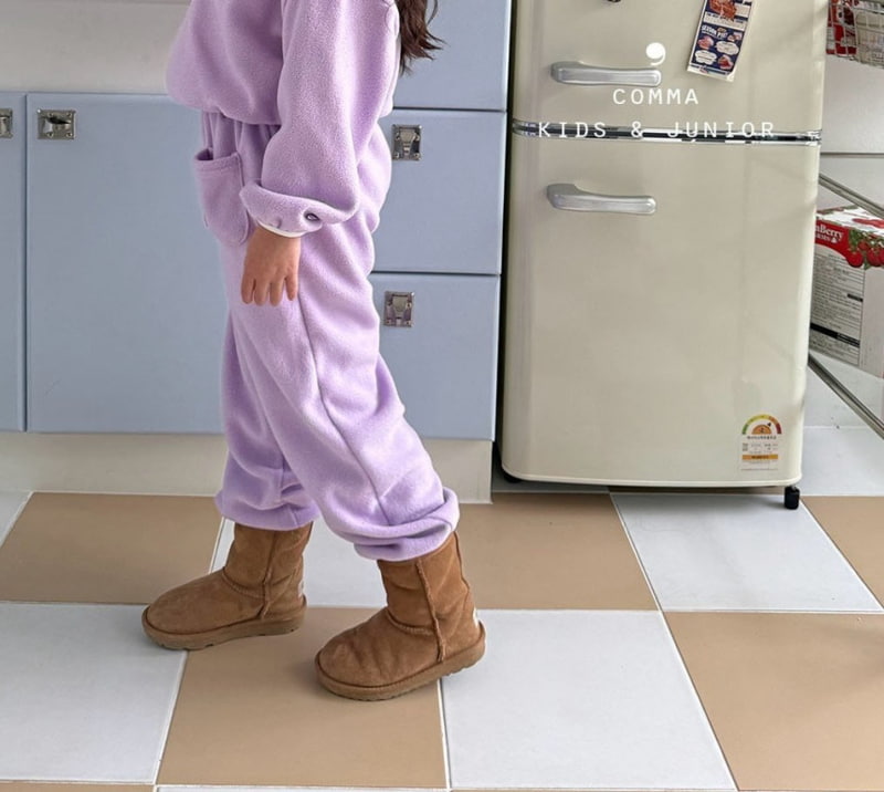 Comma - Korean Children Fashion - #childrensboutique - Fleece Jogger Pants