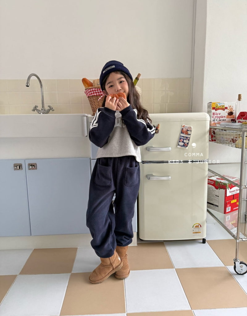 Comma - Korean Children Fashion - #fashionkids - Two Line Raglan Tee - 8
