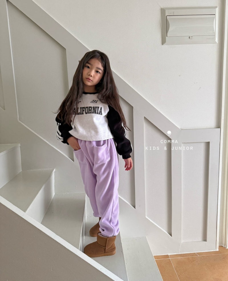 Comma - Korean Children Fashion - #kidzfashiontrend - Fleece Jogger Pants - 7