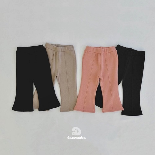 Dae Sung Sa - Korean Children Fashion - #magicofchildhood - Fleece Pintuck Bootscut Pants