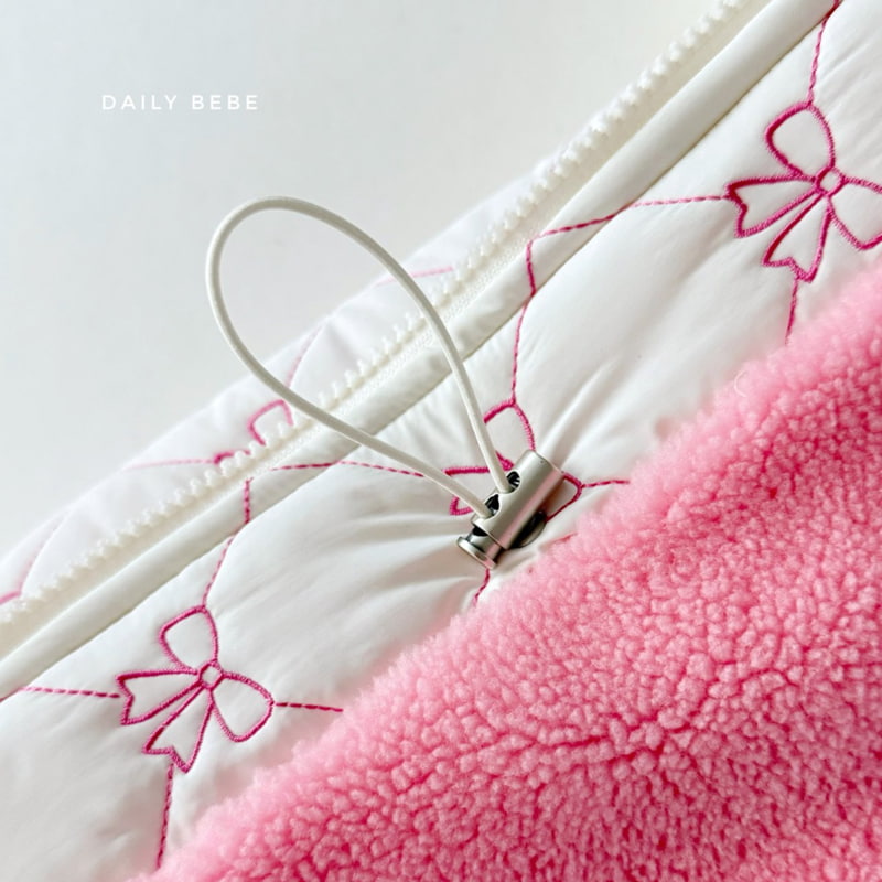 Daily Bebe - Korean Children Fashion - #Kfashion4kids - Ribbon Collar Padding - 9