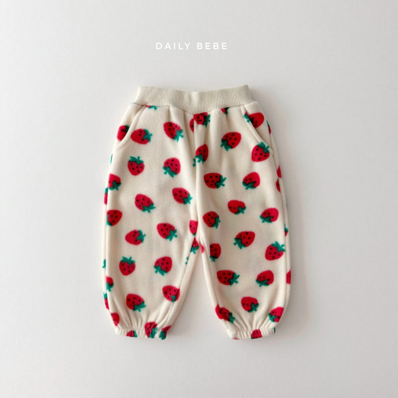 Daily Bebe - Korean Children Fashion - #discoveringself - Fleece Jogger Pants - 8
