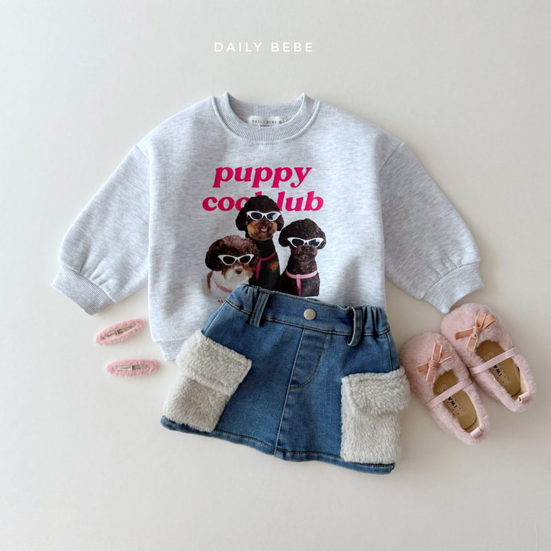 Daily Bebe - Korean Children Fashion - #magicofchildhood - Cargo Fleece Skirt - 12