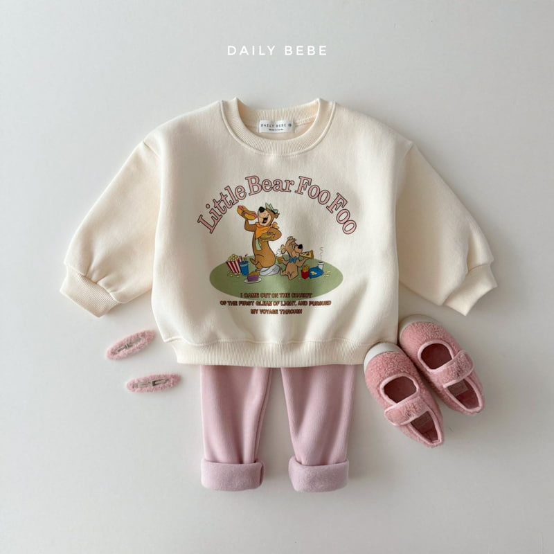 Daily Bebe - Korean Children Fashion - #prettylittlegirls - Little Bear Sweatshirts - 11