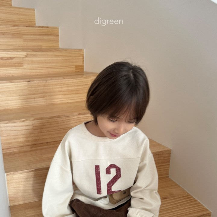 Digreen - Korean Children Fashion - #fashionkids - Number Tee - 4