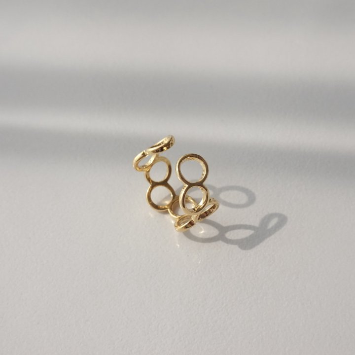 Eeiitt - Korean Women Fashion - #momslook - Circle Orb Ring - 6