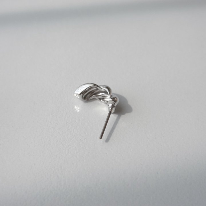 Eeiitt - Korean Women Fashion - #momslook - Half Twist Earring - 6