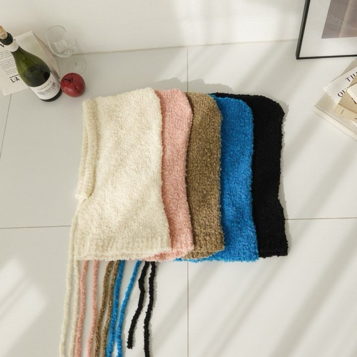 Eeiitt - Korean Women Fashion - #momslook - Popping Wool Baraclava