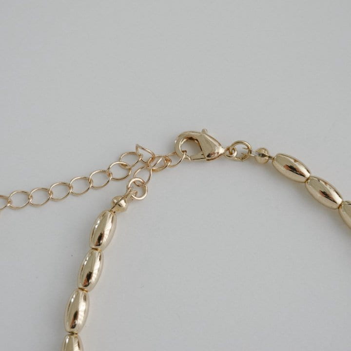Eeiitt - Korean Women Fashion - #momslook - Simple Rice Necklace - 7