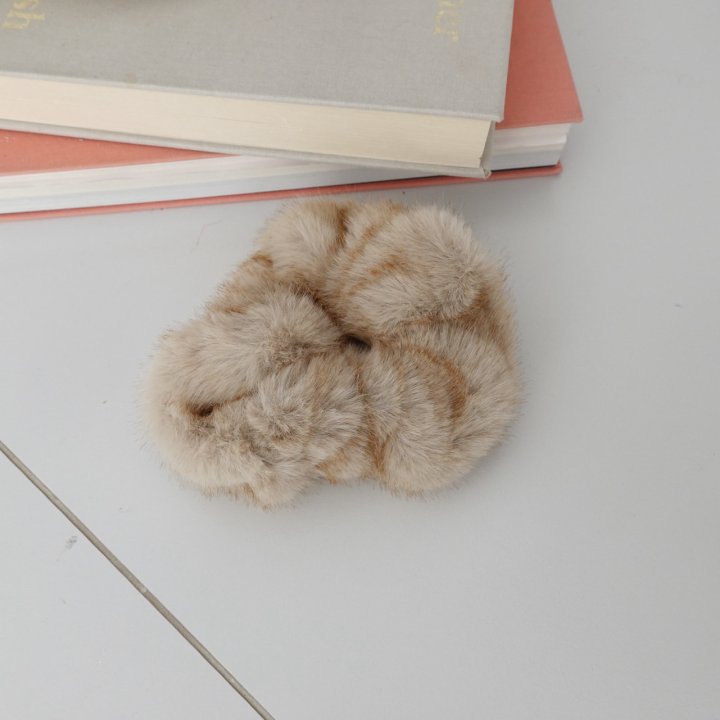 Eeiitt - Korean Women Fashion - #romanticstyle - Hairy Hair Scrunchies - 4