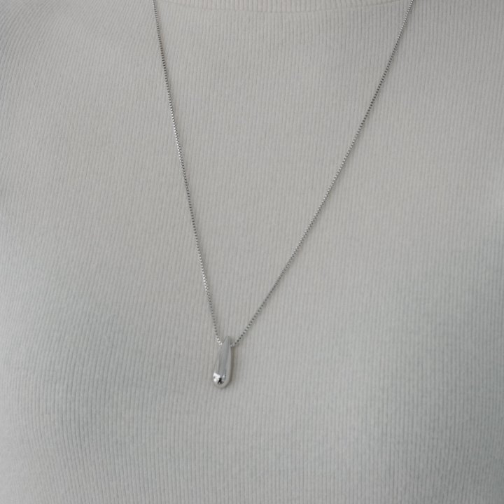 Eeiitt - Korean Women Fashion - #womensfashion - Water Drop Long Necklace - 6