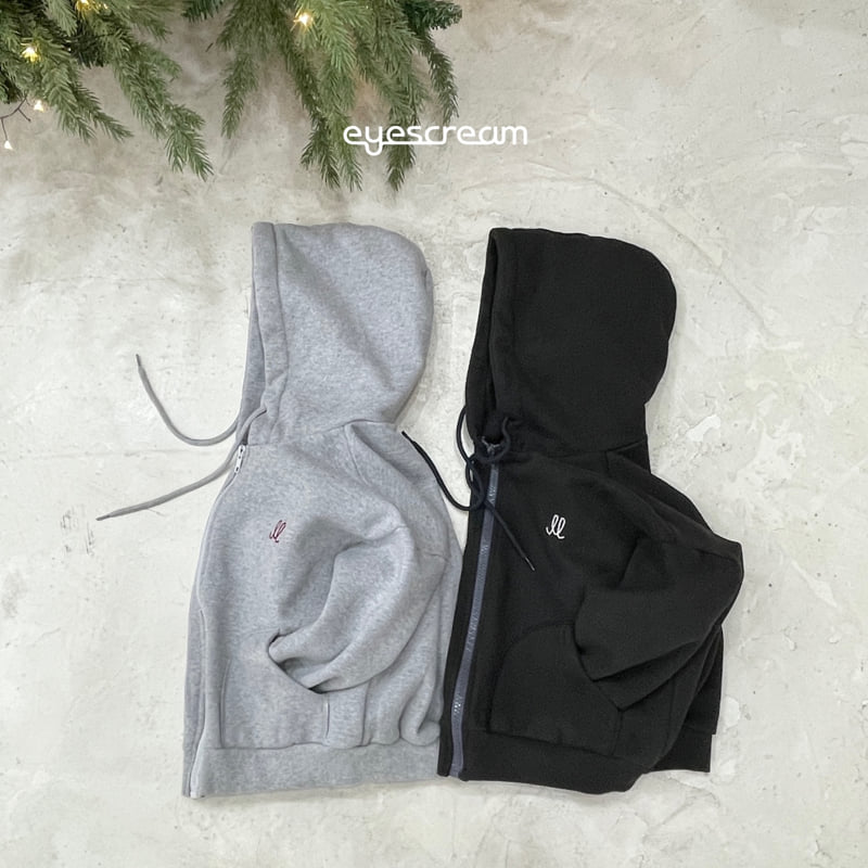 Eyescream - Korean Children Fashion - #designkidswear - Round Hood Zip-up Jacket - 3