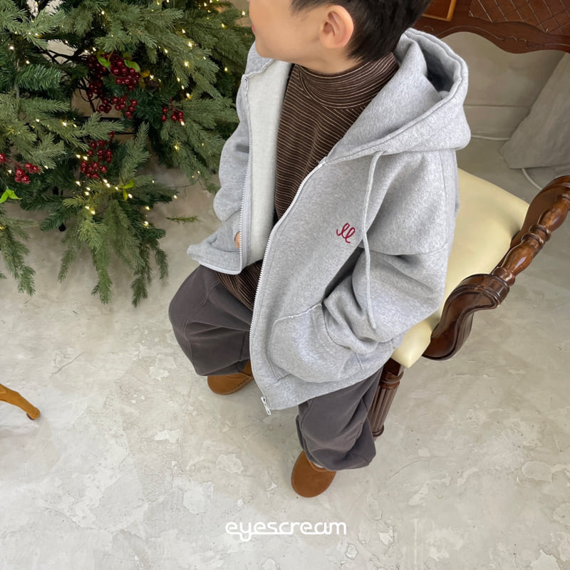 Eyescream - Korean Children Fashion - #kidzfashiontrend - Round Hood Zip-up Jacket - 8